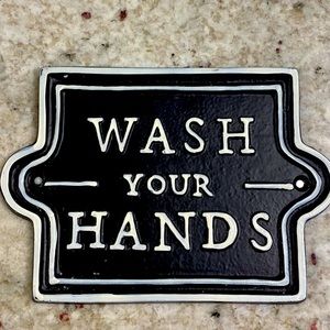 Wash Your Hands Wall Decor
